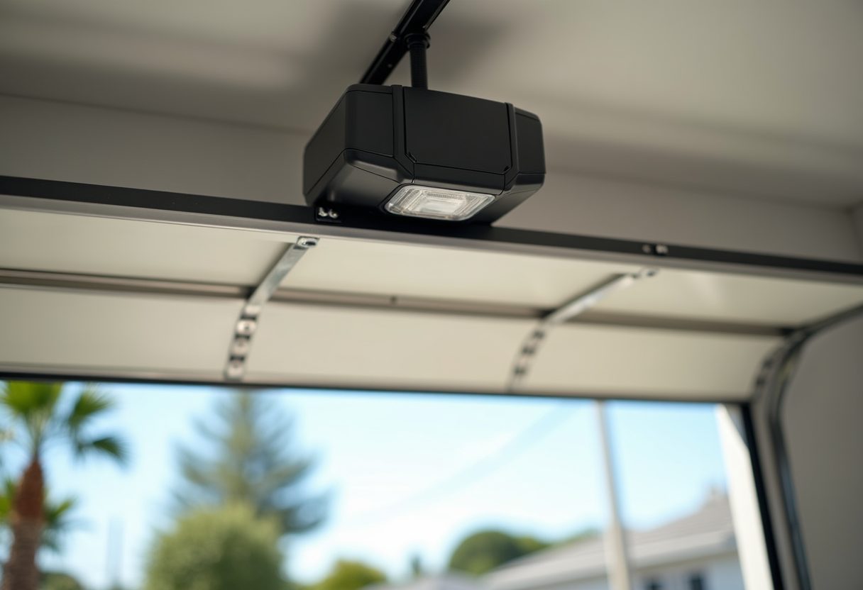 New garage door opener and rail installed — Currumbin Waters